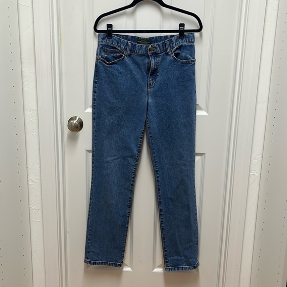 Lauren Jeans Co. Ralph Lauren Straight Leg Denim‎ - Size 10 - Picture 1 of 8